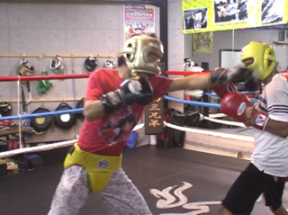 大毅スパーリング